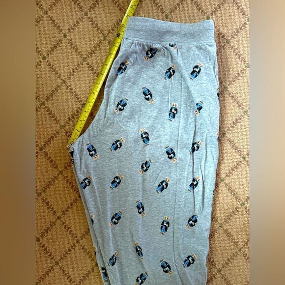 Ralph Lauren Polo Bear Cotton Jersey Pajama Sleep Set L - Picture 12 of 14